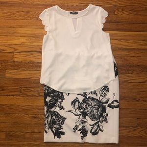 SHEIN EUC WHITE BLOUSE ! Size Medium